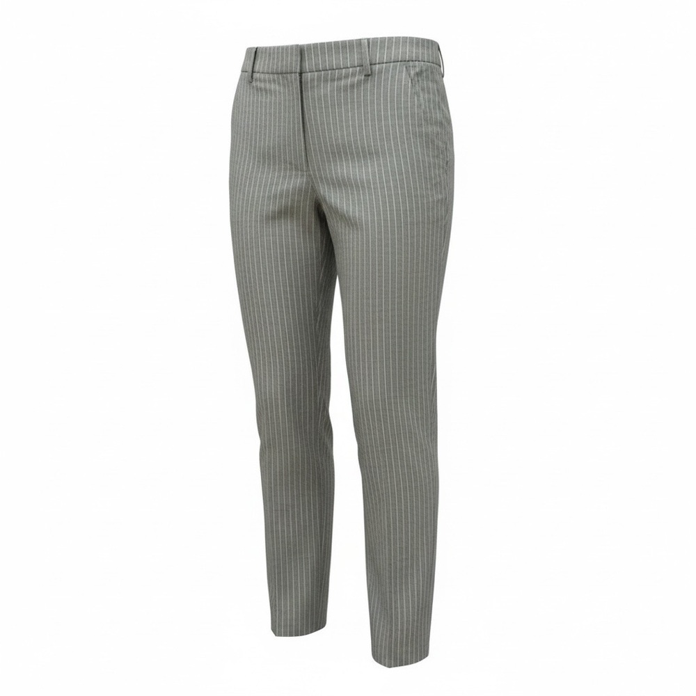 Adrienne Vittadini NWT grey pinstripe pants, size 4